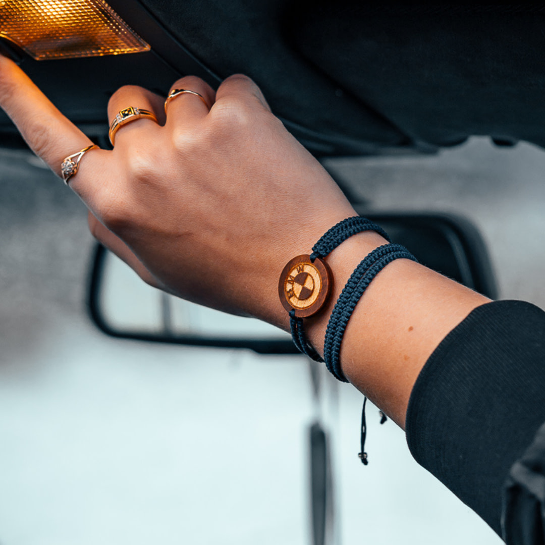 Makramee käeehe "Mehaanik" tumesinine